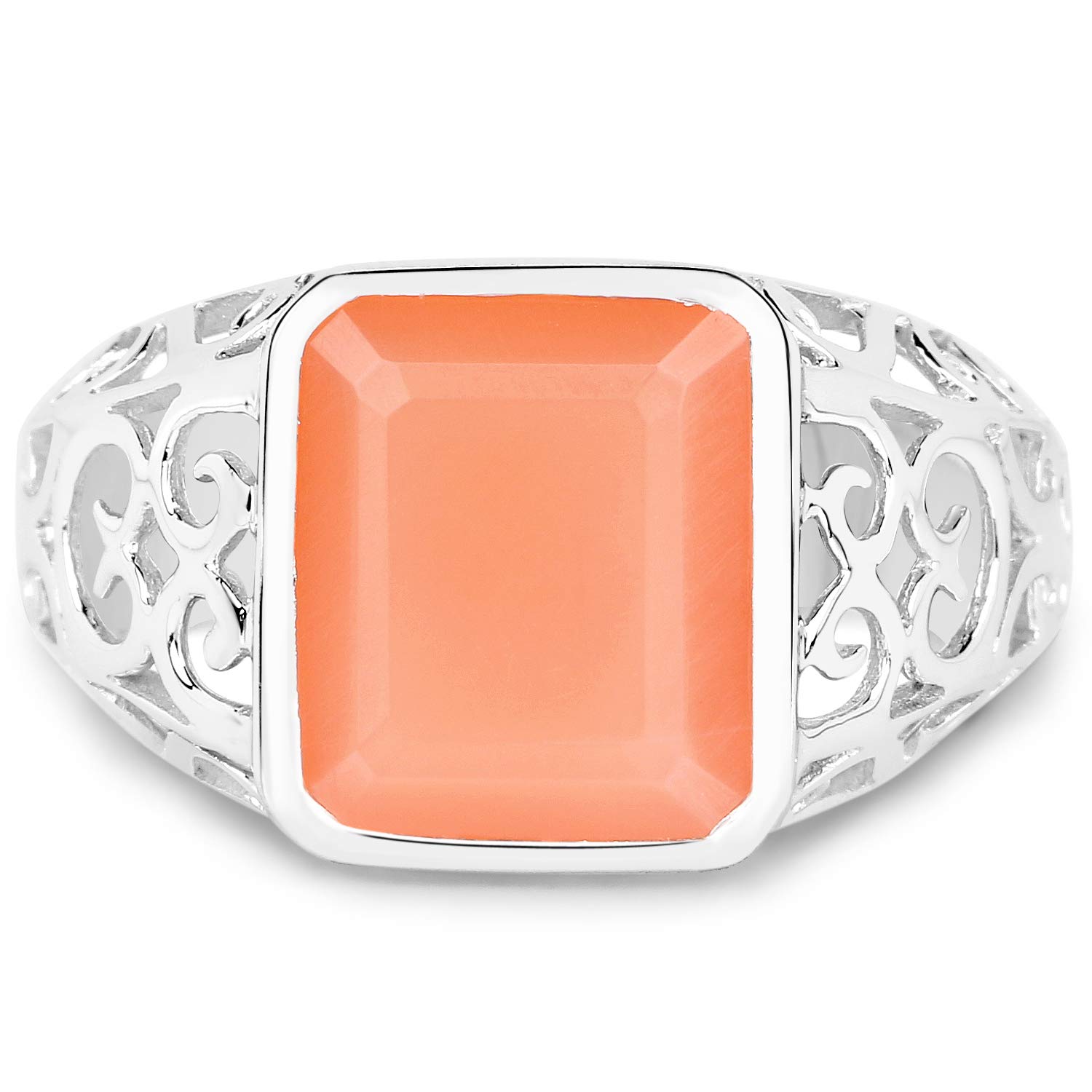 Bonyak Sterling Silver Ring for Women - Size 8.00, Elegant Stackable Band, Perfect for Everyday Wear, Gift Giving & Special Occasions