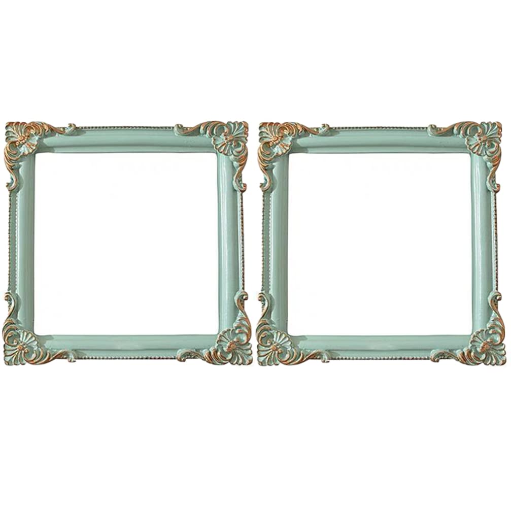 Angoily 2-Pack European Style Selfie Picture Frames - 11cm Wall & Tabletop Photo Display for Home Decor, Living Room, Bedroom, and Office