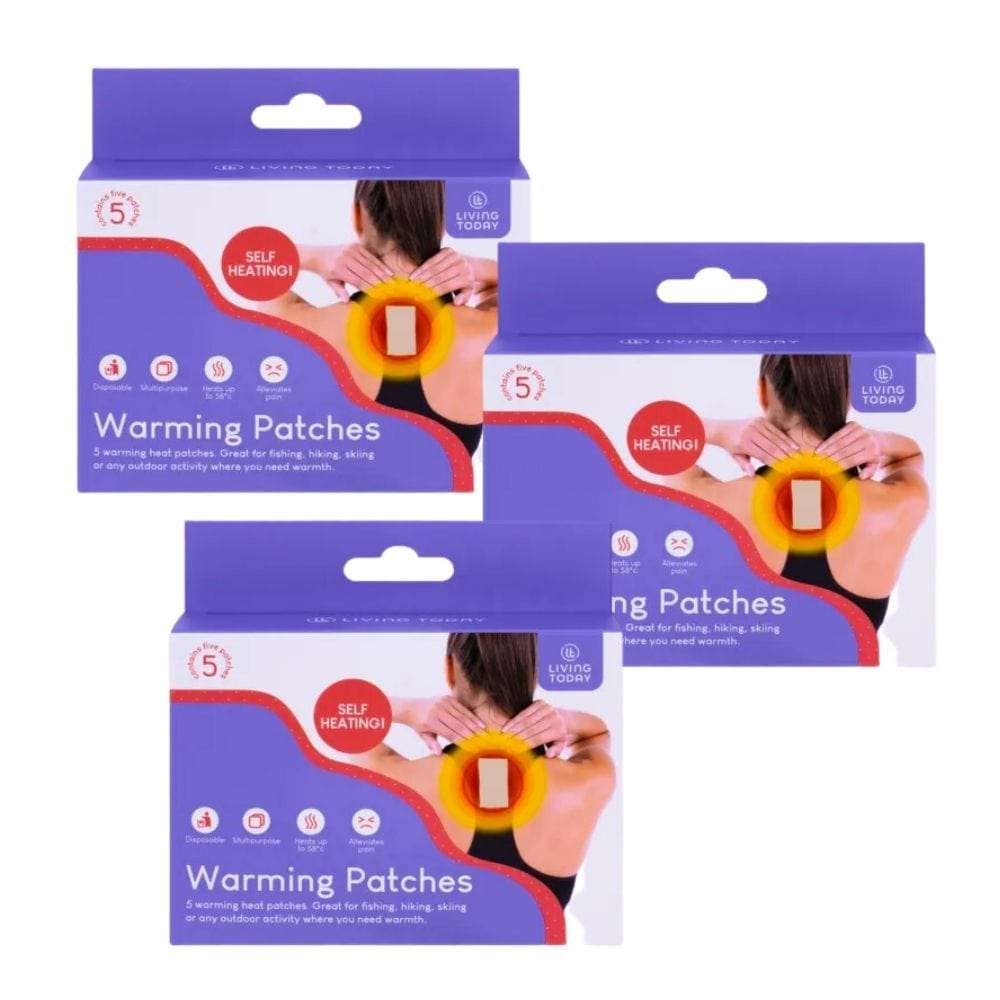 15-Piece Self-Heating Pain Relief Patch for Muscle Soreness & Back Pain - Instant Warm Therapy for Athletes, Gym Workouts & Post-Exercise Recovery