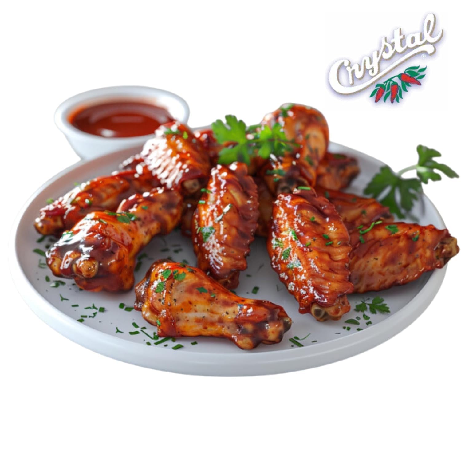 Louisiana Original Crystal Hot Sauce 12oz (Pack of 6) - Pure, Low Fat & Low Sodium Pepper Sauce - Perfect for Sandwiches, Wings, Pizza, Tacos, Soups & Cooking - Great for BBQ, Parties & Gifting