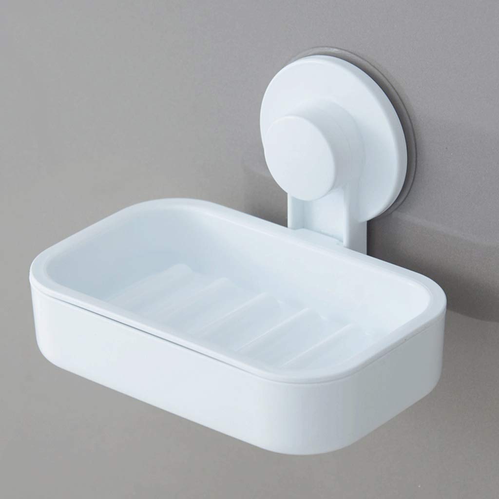 XJJZS Heavy Duty Vacuum Suction Cup Soap Dish - Rustproof Shower & Kitchen Soap Holder for Bathroom Sink, Wall Mount Sponge Organizer | Perfect for Showers, Bathtubs, Kitchen Sinks & Wet Areas