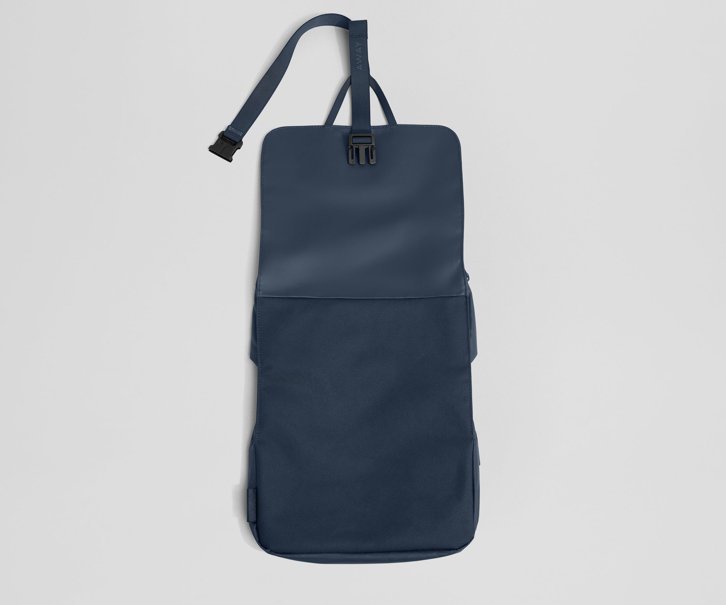 Navy Blue Hanging Toiletry Bag for Travel - Waterproof Cosmetic Organizer with Multiple Pockets, Perfect for Bathroom Storage & Camping Trips