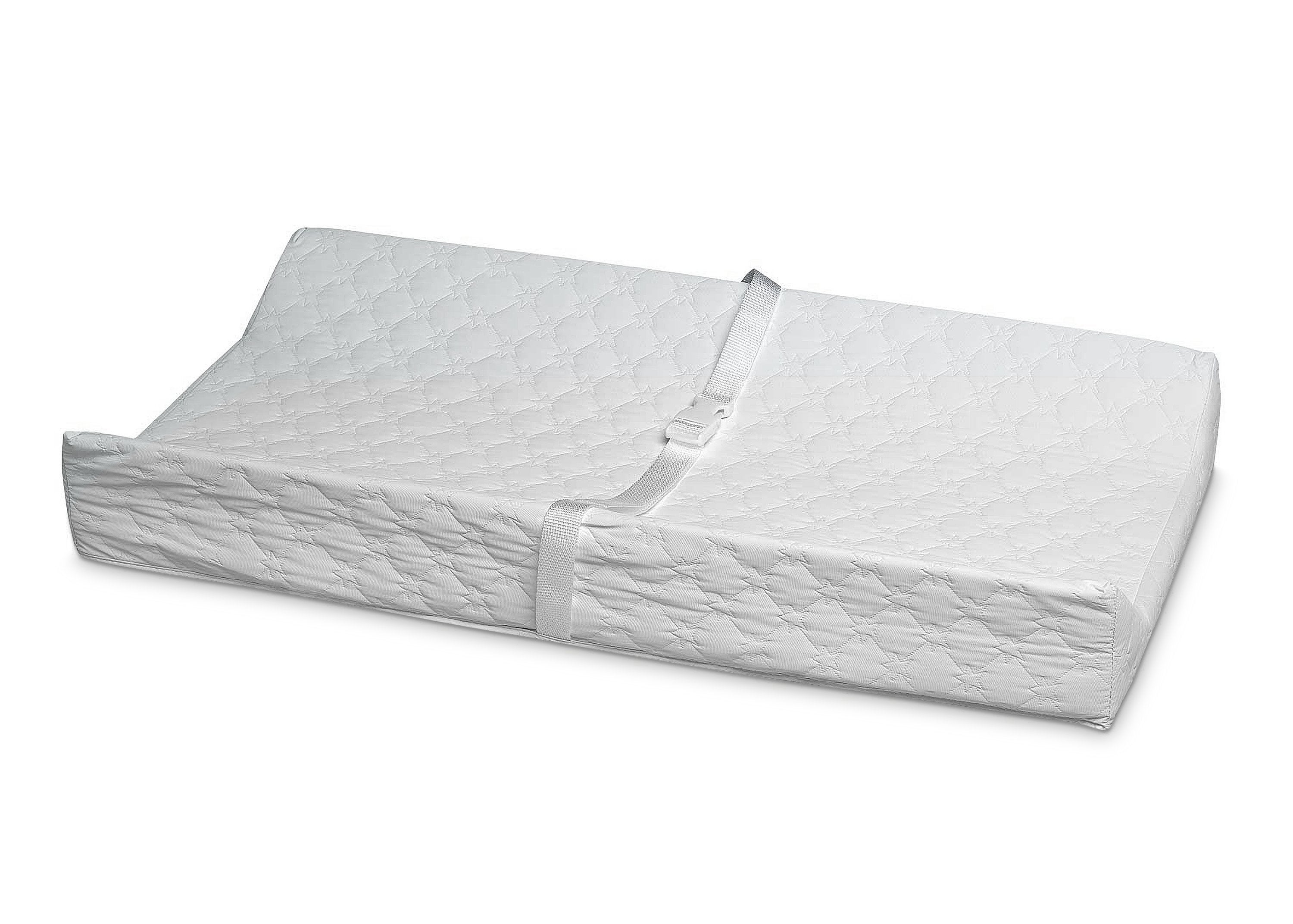 Beautyrest ComforPedic Contoured Changing Pad - Waterproof Baby Changing Mat for Nursery & Travel, Soft & Comfortable with Safety Straps
