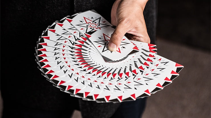 Premium Red Cardistry Fanning Deck - Perfect for Magic Tricks, Card Flourishes, and Professional Cardistry Performances