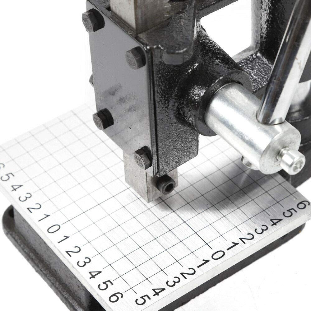 Professional Leather Imprinting Machine Kit - Logo Stamp Punching & Pressure Bronzing Tool for DIY Leather Craft (Model 2) | Perfect for Leather Wallets, Belts, Bags & Custom Branding Projects