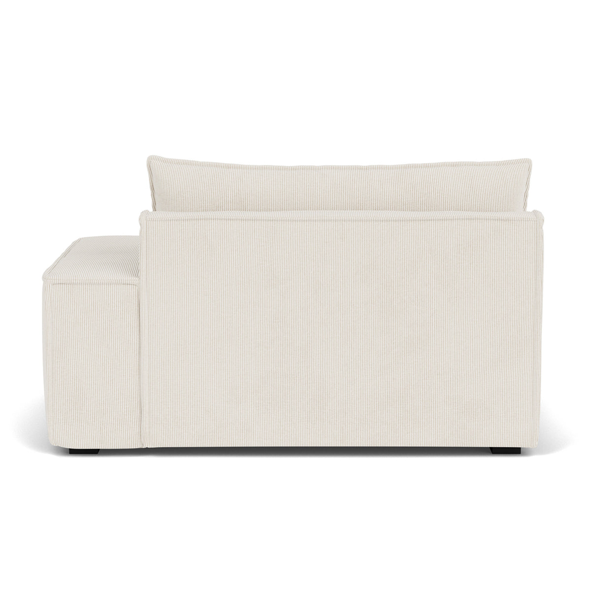 Daphne Velvet 1 Seater Right Arm Modular Sofa - Modern Living Room Furniture for Small Spaces, Apartments & Studios | Comfortable Single Seater Couch with Adjustable Design
