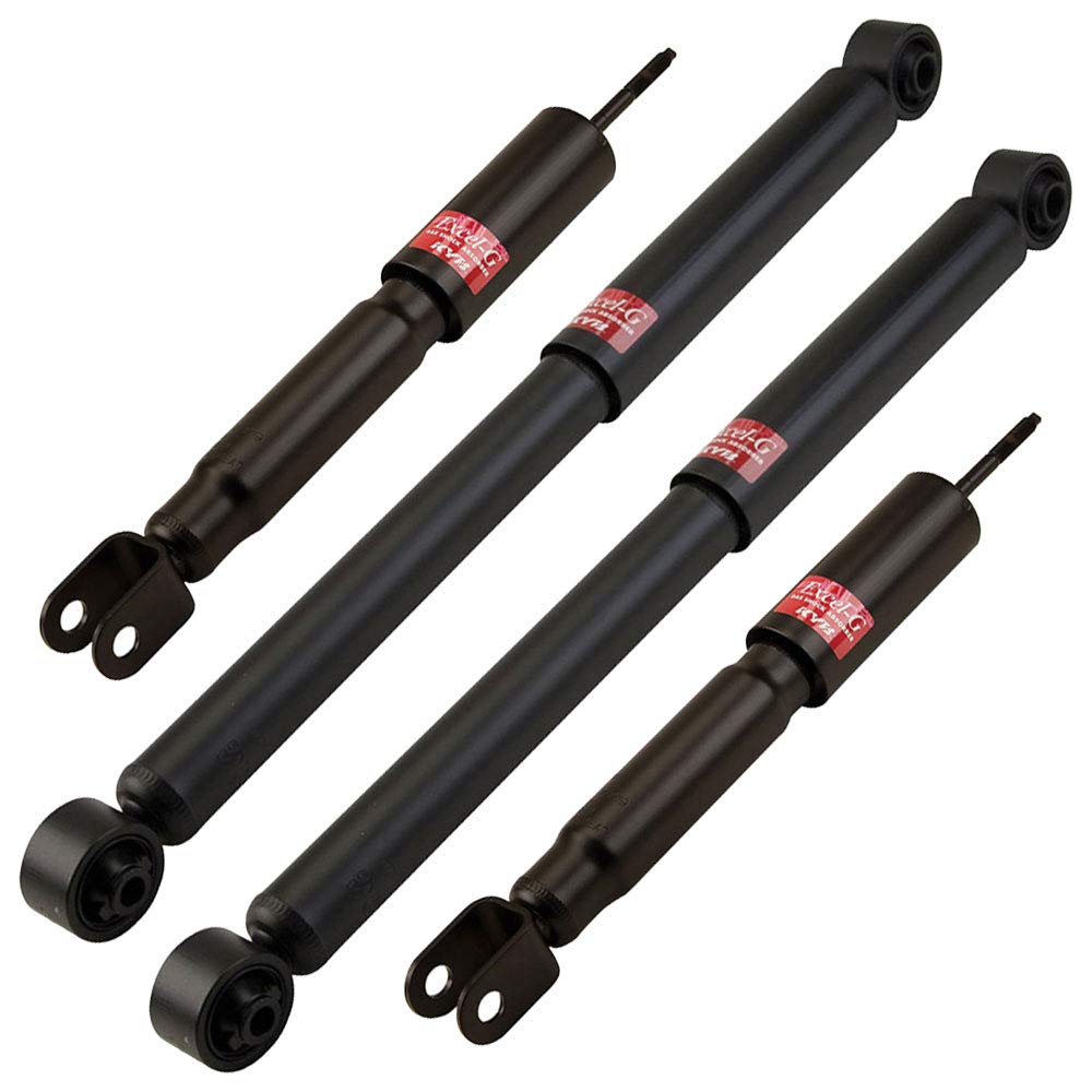 Excel-G Front & Rear Shocks Struts for Chevy Silverado & GMC Sierra 1500 (77-62143AQ) - Premium Ride Comfort & Performance | Ideal for Off-Roading, Towing & Daily Driving