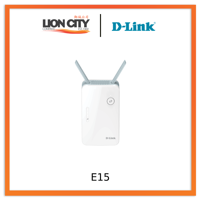 D-Link E15 AX1500 WiFi 6 Range Extender - Dual Band Wireless Signal Booster for Home & Office - Pre Order Now for Enhanced Internet Coverage