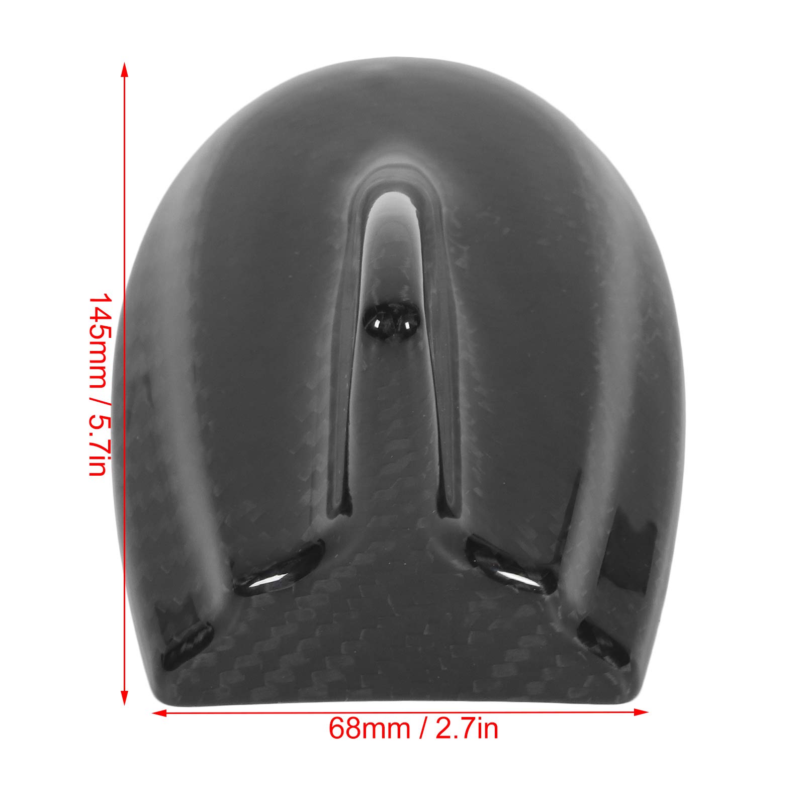 Carbon Fiber Shark Fin Antenna Cover - Universal Fit for 2015+ Cars - Durable Auto Roof Decoration & Replacement Accessory (Perfect for Sedans, SUVs & Trucks)