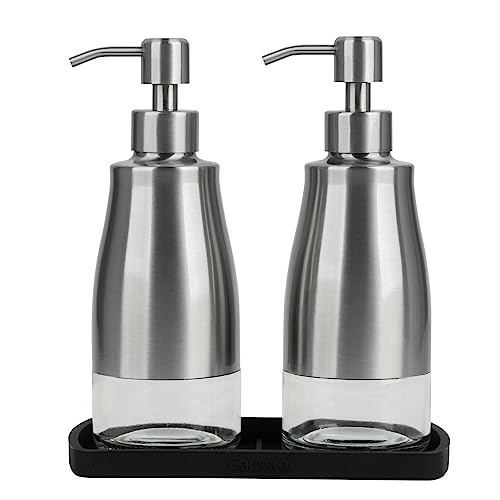 Brushed Nickel 2 & Tray