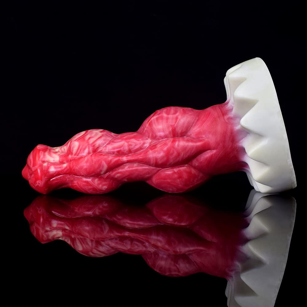Premium Liquid Silicone Alien/Fido Dildo with Strong Suction Cup - Realistic Adult Sex Toy for Solo Play & Couples - BeHorny Collection | Perfect for BDSM, Fantasy Roleplay & Sensual Exploration
