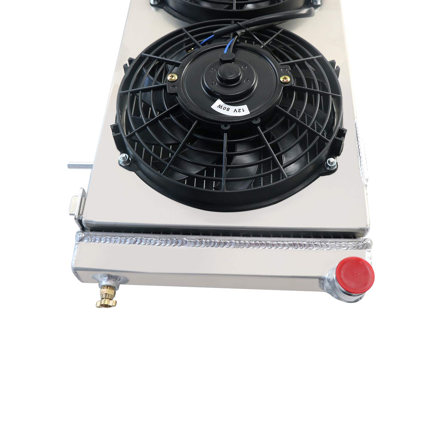 AlloyWorks 4-Row All Aluminum Radiator with 3X9