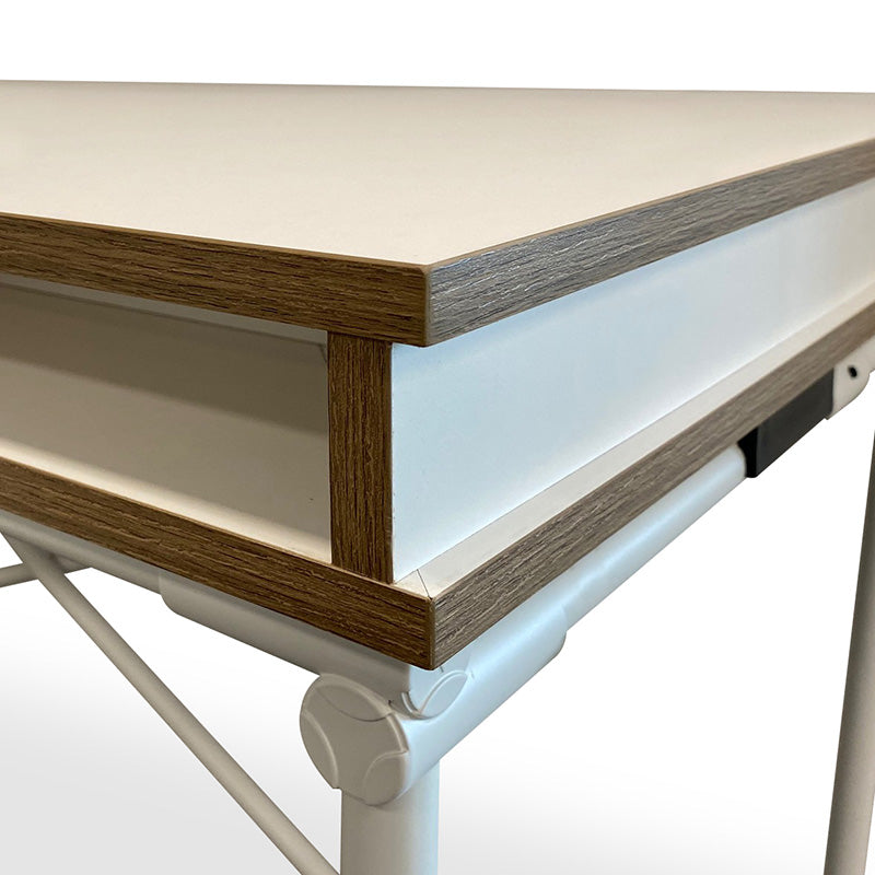 PARKER Study Desk 1.2M White - Modern Writing Desk for Home Office, Student Study & Small Spaces - Perfect for Work, Reading & Online Classes