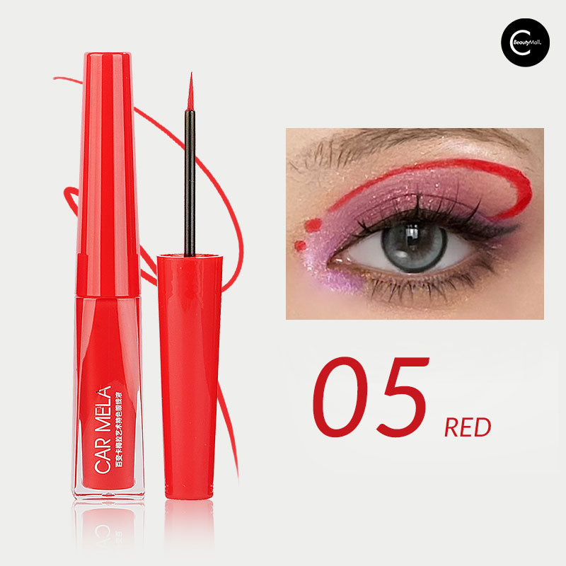 CARMELA Waterproof Liquid Eyeliner - Long Lasting Smudge Proof Eyeliner Pen for Precise Winged Liner - Perfect for Everyday Makeup, Party & Special Occasions