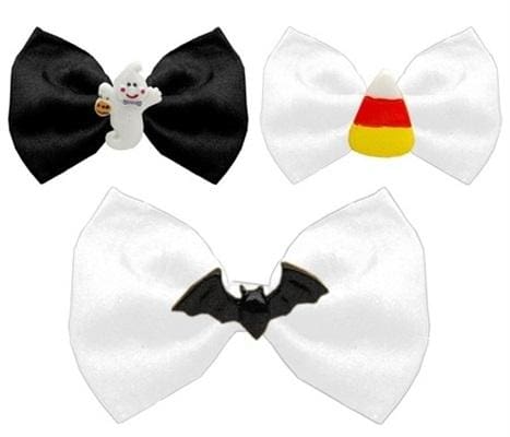 Halloween Pet Bow Ties for Dogs & Cats - Adjustable Cute Costume Accessories for Halloween Parties, Pet Photo Shoots & Dress-Up Fun