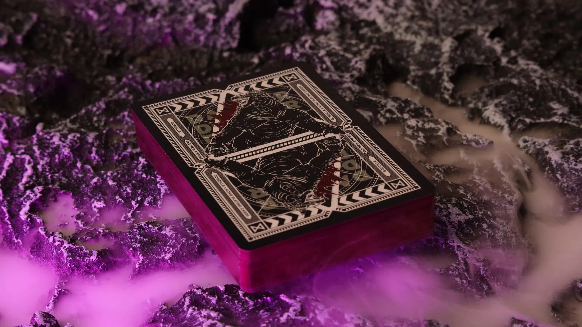 Premium Godzilla Playing Cards - Gold Gilded Deck for Collectors, Poker, Magic Tricks & Game Nights