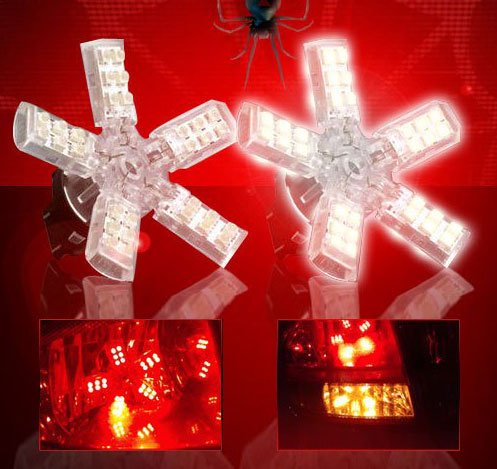Mazda2 Custom White LED Tail Lights - Spider Light Bulbs Pair of 2 for Enhanced Visibility & Style - Perfect for Night Driving & Car Customization