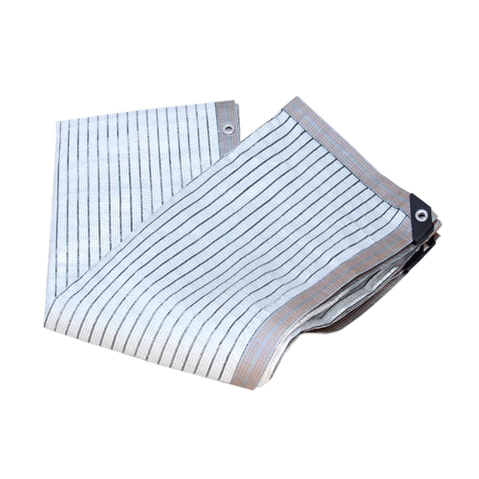 Premium 85% Reflective Aluminum Foil Garden Shade Cloth - UV Resistant Mesh Tarp for Outdoor Plant Cover, Greenhouse, Balcony & Roof Blackout (10x26ft) - Ideal for Sun Protection, Temperature Control & Plant Growth