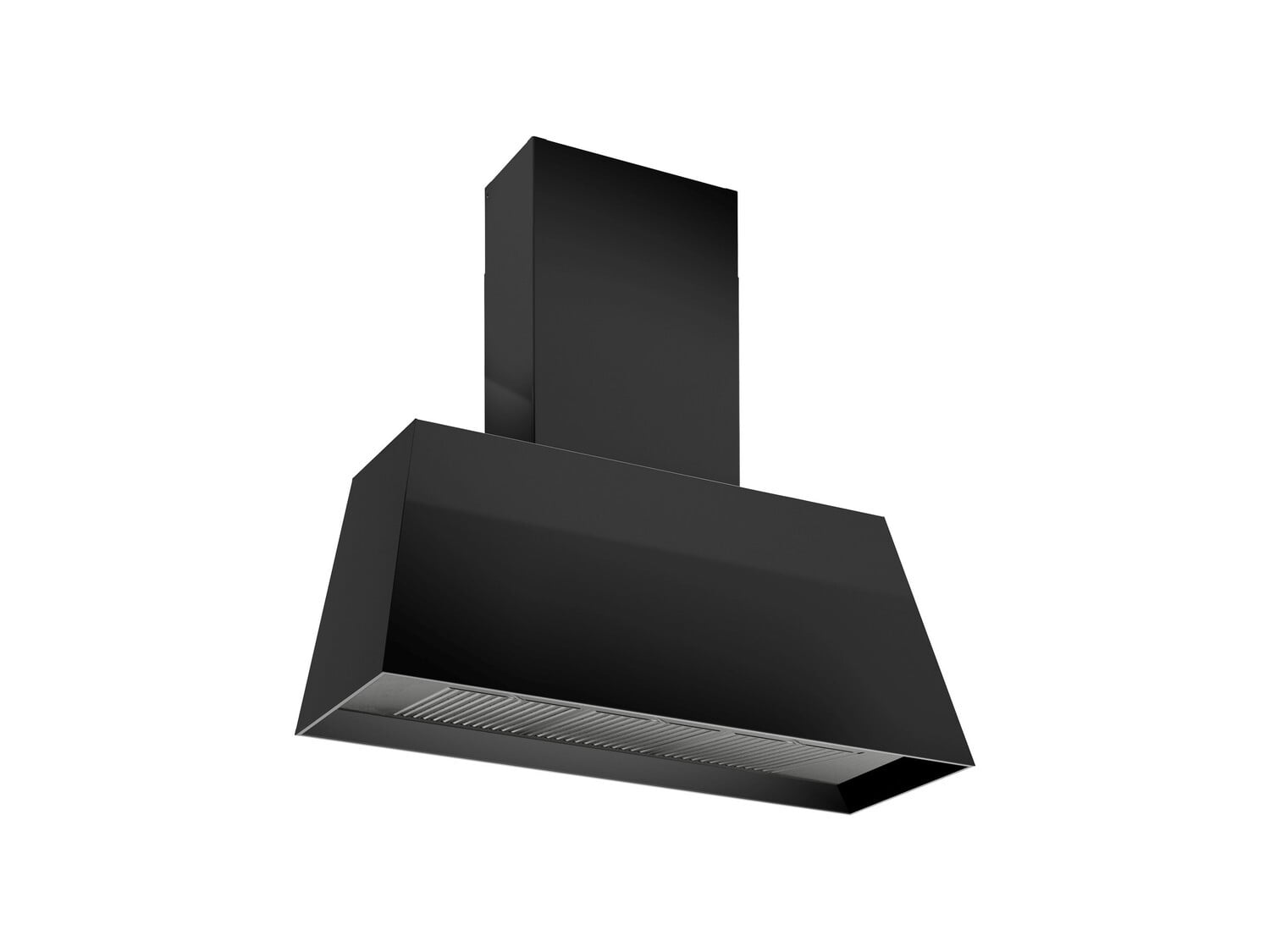 Bertazzoni KMC36NE 36-Inch Contemporary Canopy Range Hood - 600 CFM Powerful Ventilation - Matte Black Finish for Modern Kitchens | Perfect for Home Chefs & Open-Concept Living Spaces