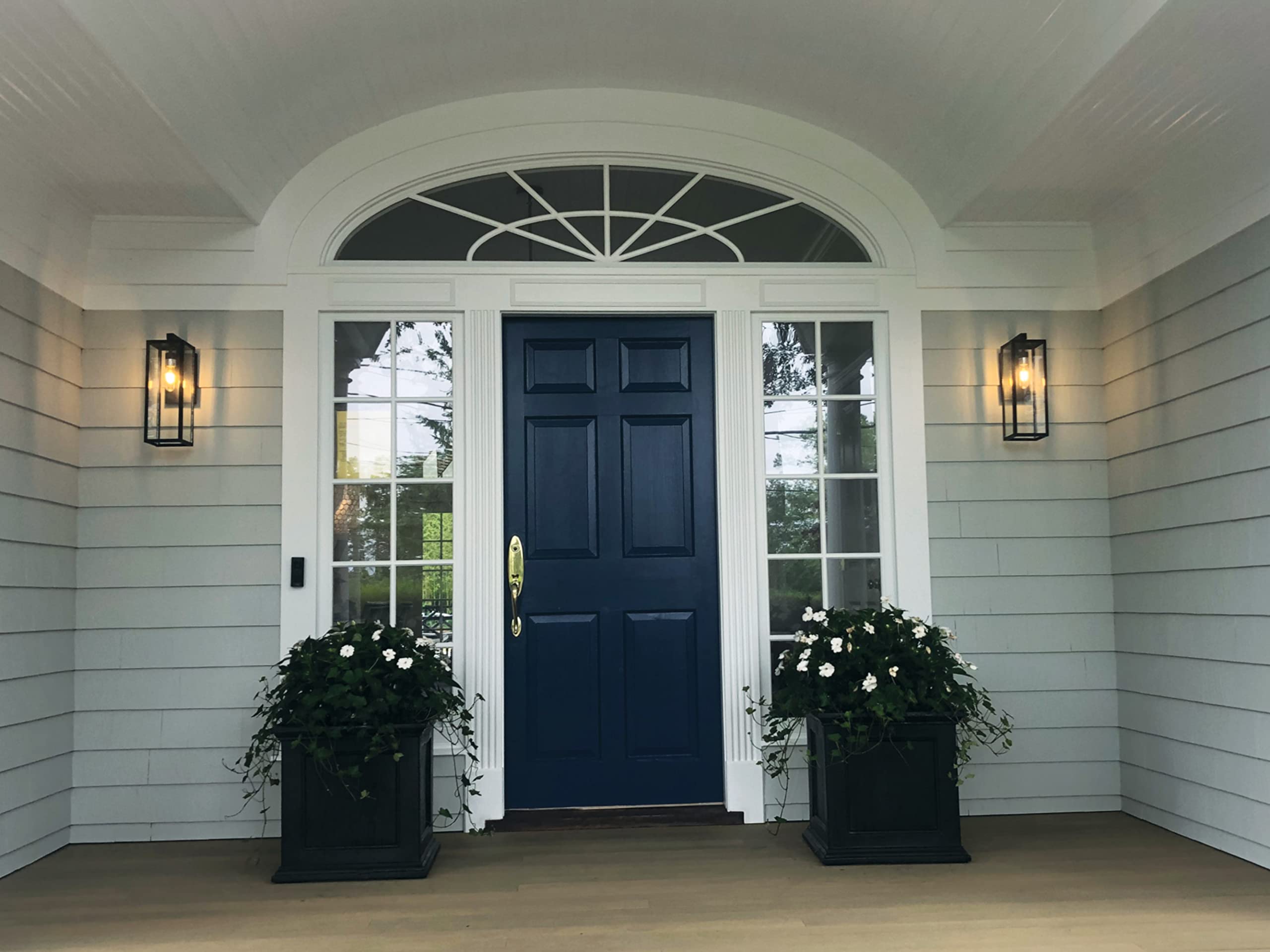 Norwell Lighting Capture - 1 Light Outdoor Wall Mount Sconce, Contemporary Style Exterior Light Fixture, 17 Inch Tall x 5.5 Inch Wide - Perfect for Porch, Patio, Garage, and Entryway Lighting