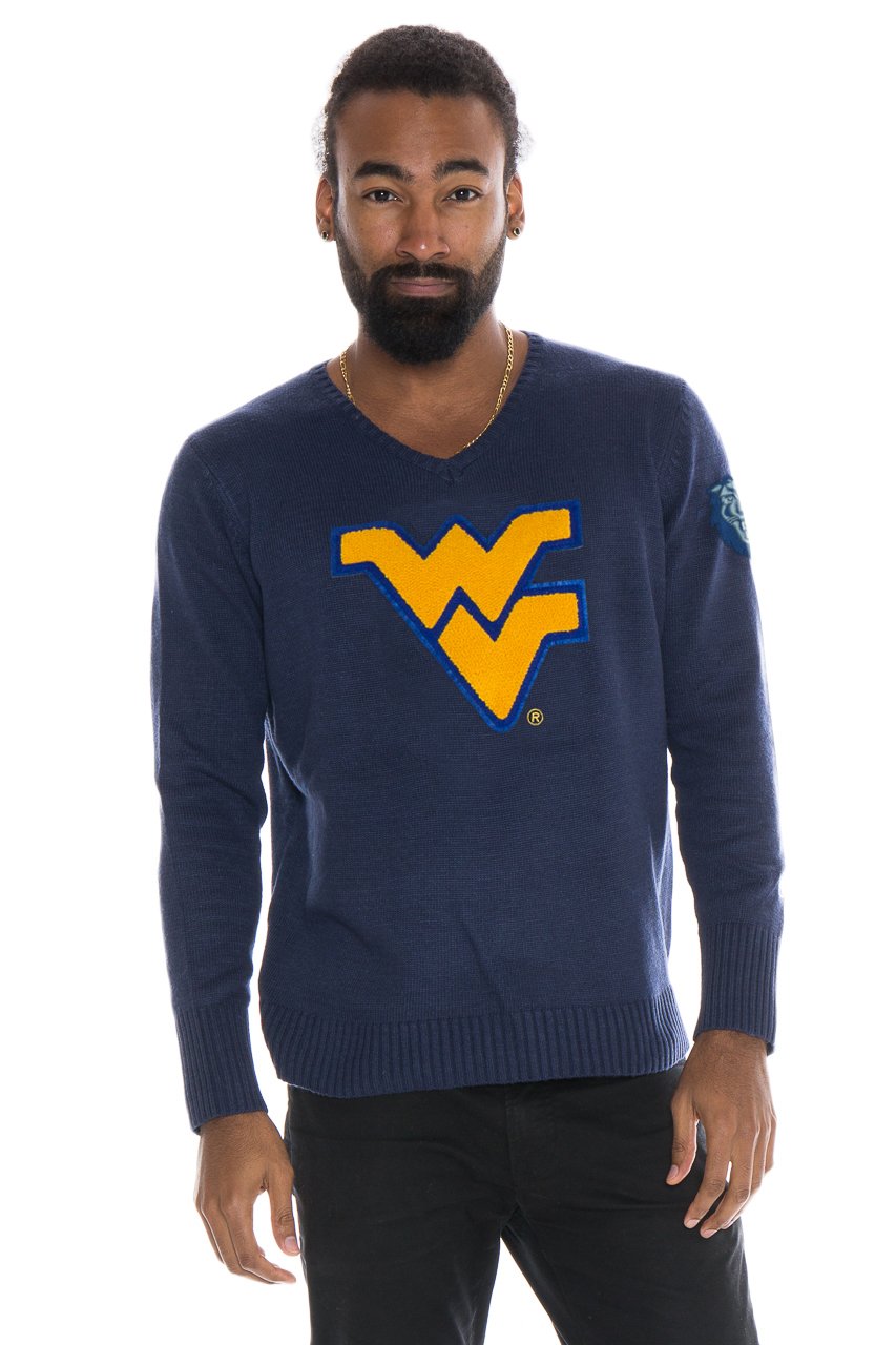 NCAA Men's V-Neck Sweater - Comfortable Cotton Knit Pullover for College Fans | Perfect for Game Day, School Spirit & Casual Wear