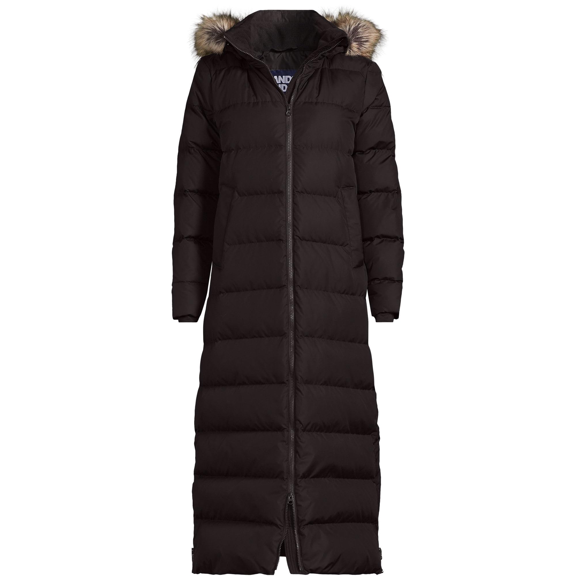 Lands' End Women's Max 600 Down Long Maxi Coat - Ultra Warm Winter Parka for Extreme Cold Weather | Perfect for Snowy Days, Commuting & Outdoor Activities