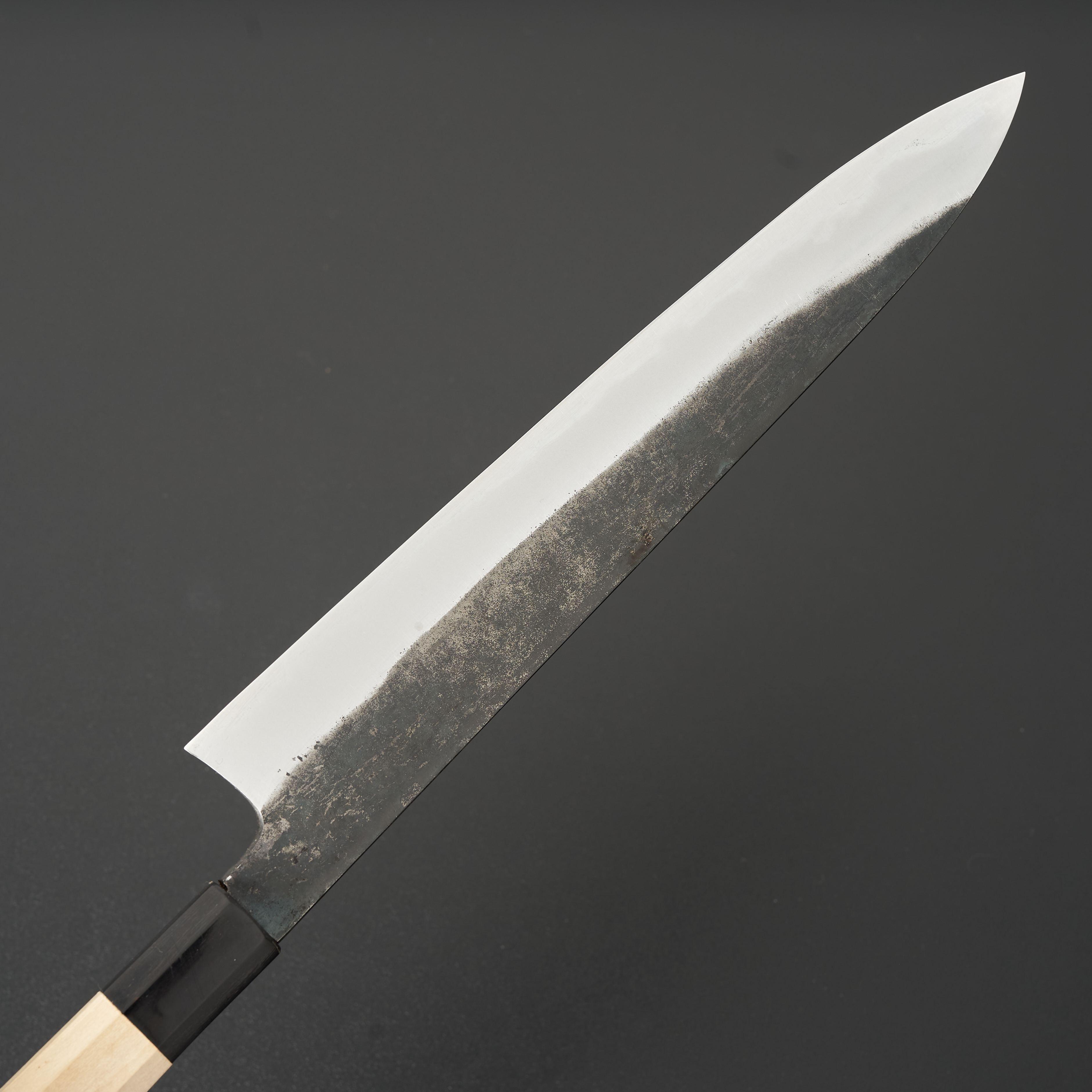 Premium Kikumori Kurouchi White #1 Sujihiki 270mm Japanese Slicing Knife - High Carbon Steel Blade for Sushi, Sashimi & Meat Cutting - Professional Chef & Home Kitchen Essential