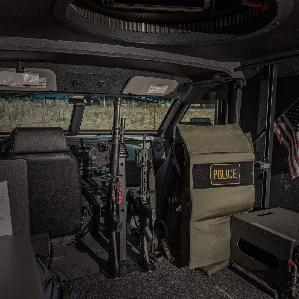 Military & Police Approved 6 Two Gun RTD Weapons Rack - Secure Firearm Storage for Tactical Use, Training, and Armory Organization
