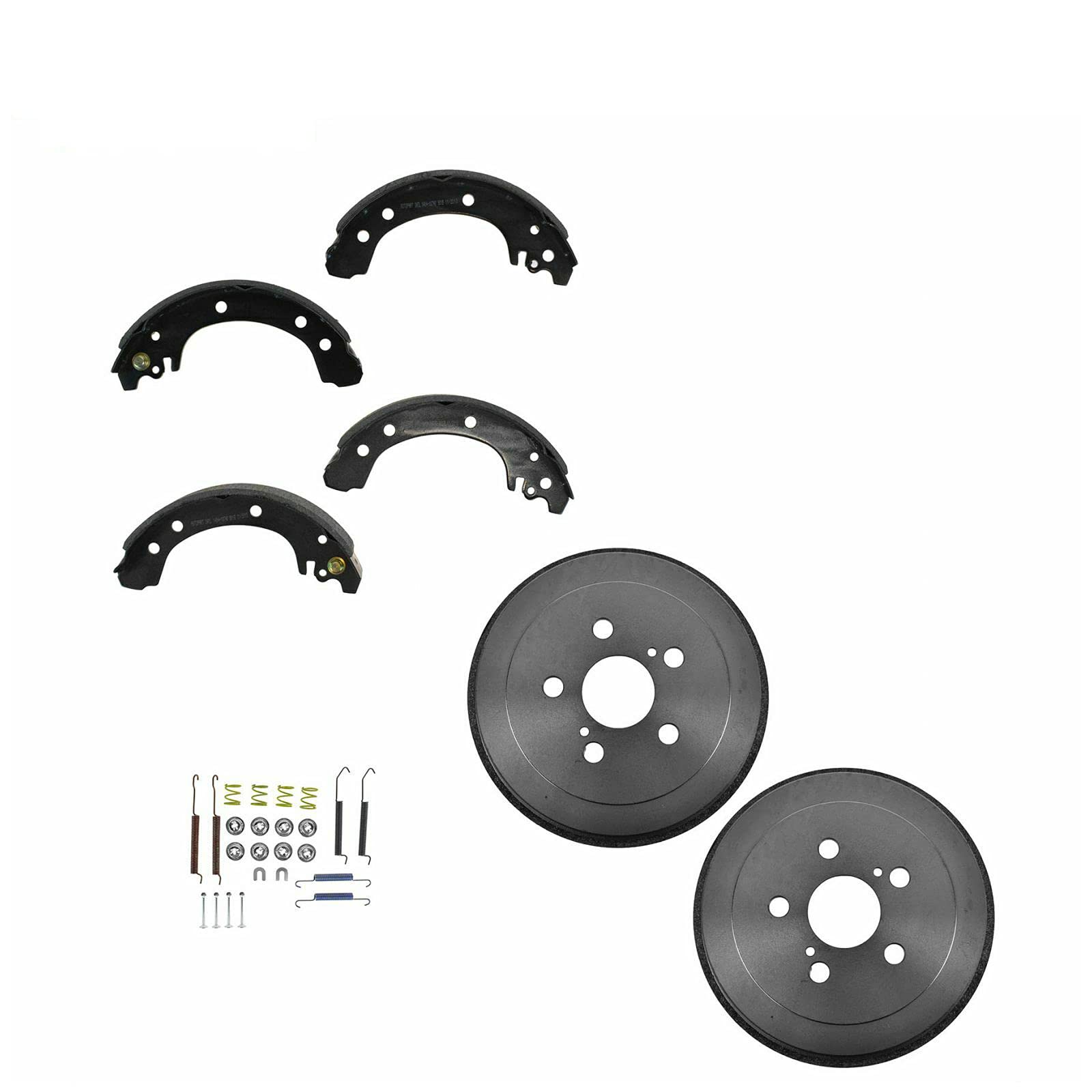 CPWYAXG Rear Brake Shoe Drum & Hardware Kit Set for 2003-2008 Sedan - Perfect for Brake System Replacement & Maintenance