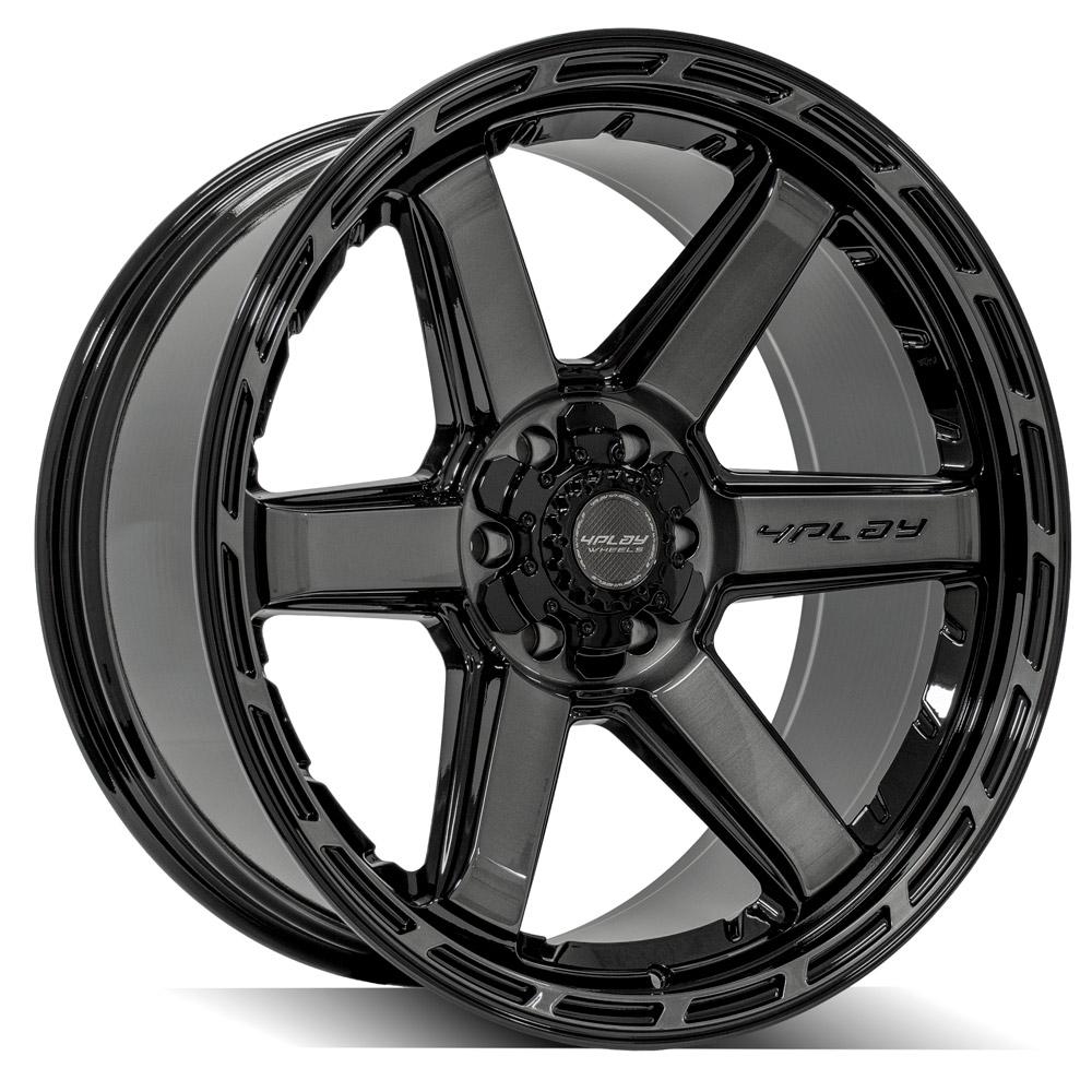 4Play Gen3 4P63 Gloss Black Wheels 22x10.0 18