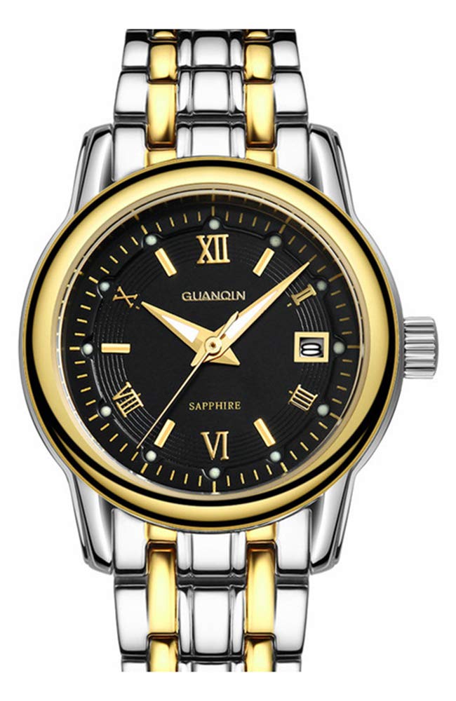 Carlien Classic Women's Mini Slim Sapphire Quartz Watch - Stainless Steel Lady's Watch for Everyday Wear, Office & Special Occasions