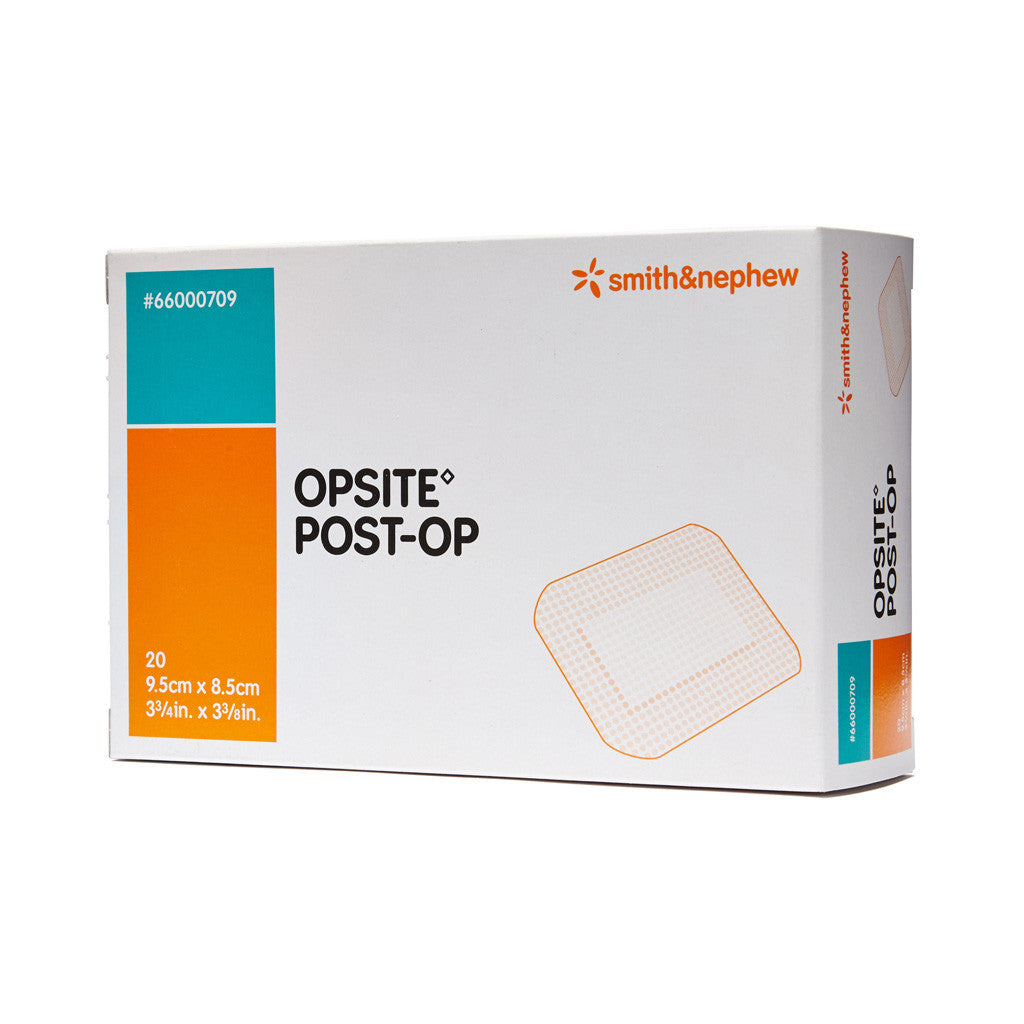 OpSite Post Op Dressings 9.5cm x 8.5cm (20 Pack) - Sterile Wound Care Bandages for Surgical Recovery & First Aid - Ideal for Post-Surgery Protection & Minor Wounds