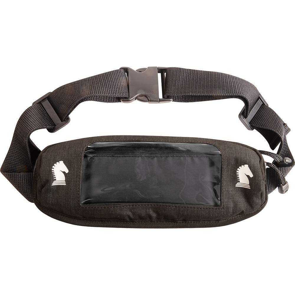 Classic Equine Cell Phone Pack - Midnight Black Equestrian Riding Waist Bag for Horseback Riding, Trail Riding & Outdoor Activities