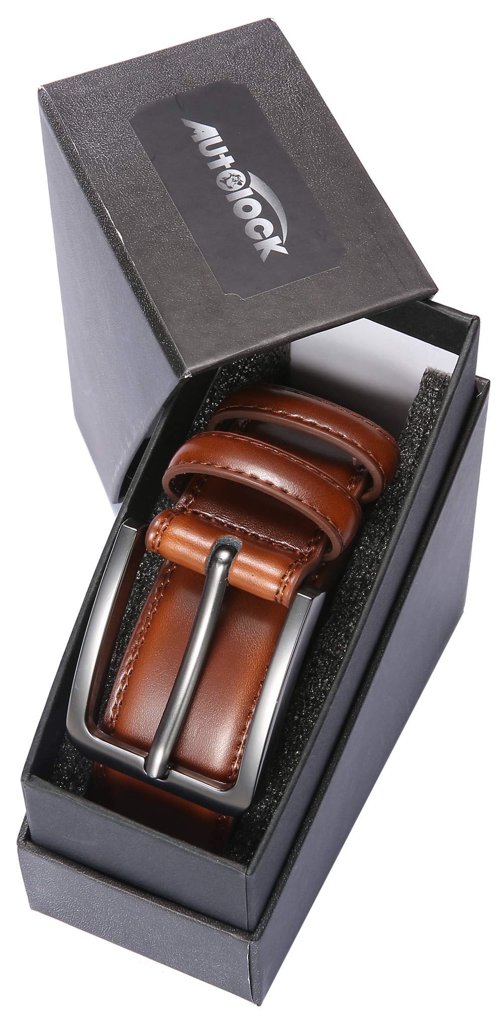 Men's Genuine Leather Dress Belt - 1 1/4