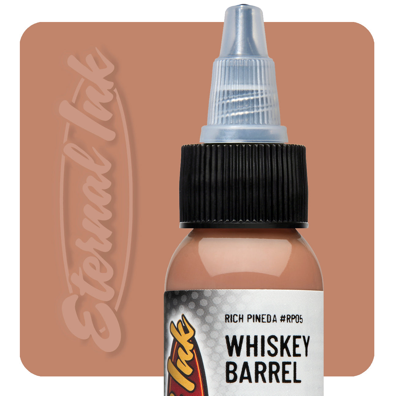 Eternal Rich Pineda Whiskey Barrel Ink 1oz - Premium Alcohol-Based Ink for Calligraphy, Art & DIY Projects - Perfect for Fountain Pens, Brush Lettering and Mixed Media Art
