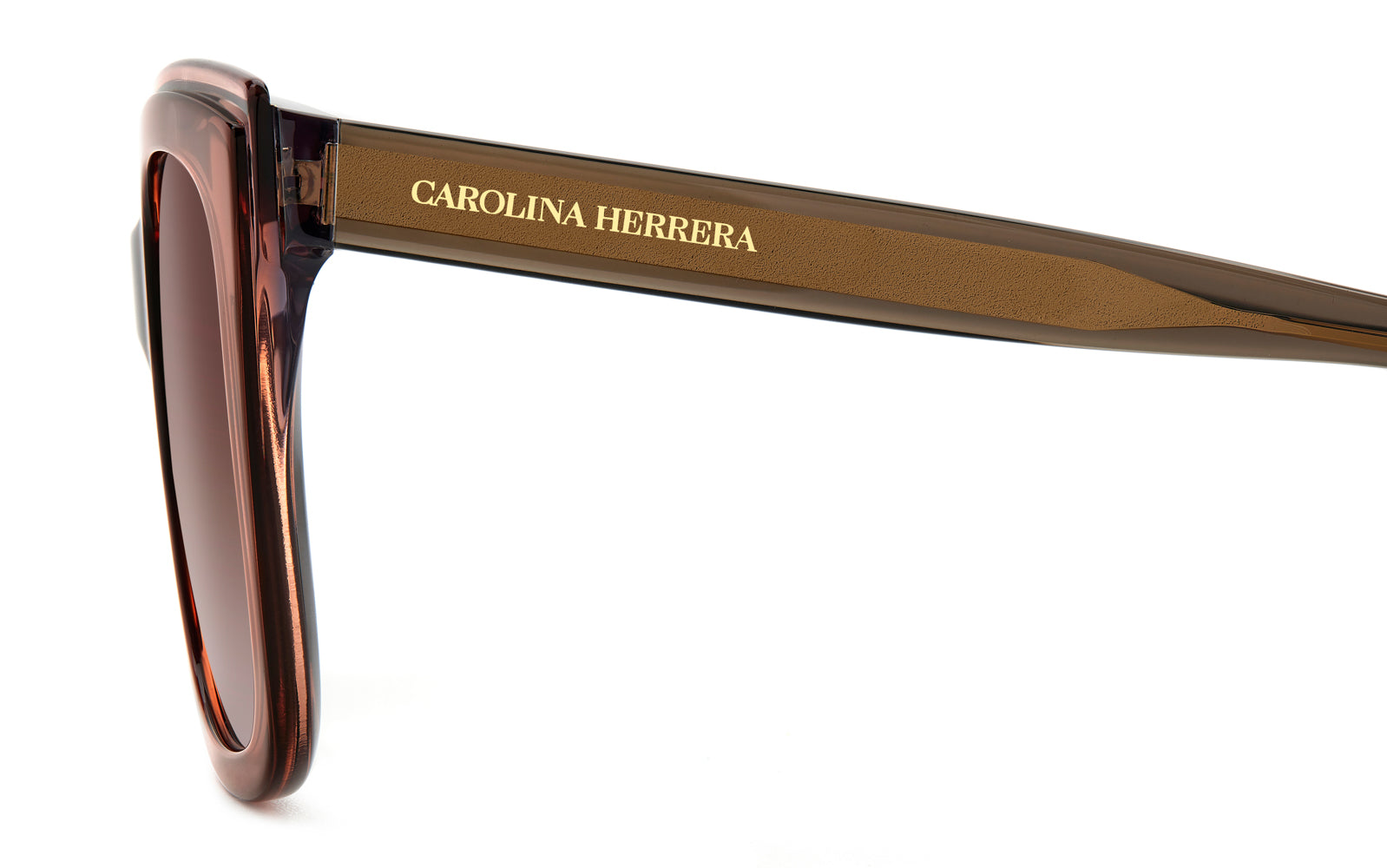 Carolina Herrera HER 0249/G/S Gold-Tone Sunglasses for Women - Luxury Fashion Shades for Everyday Wear & Outdoor Activities