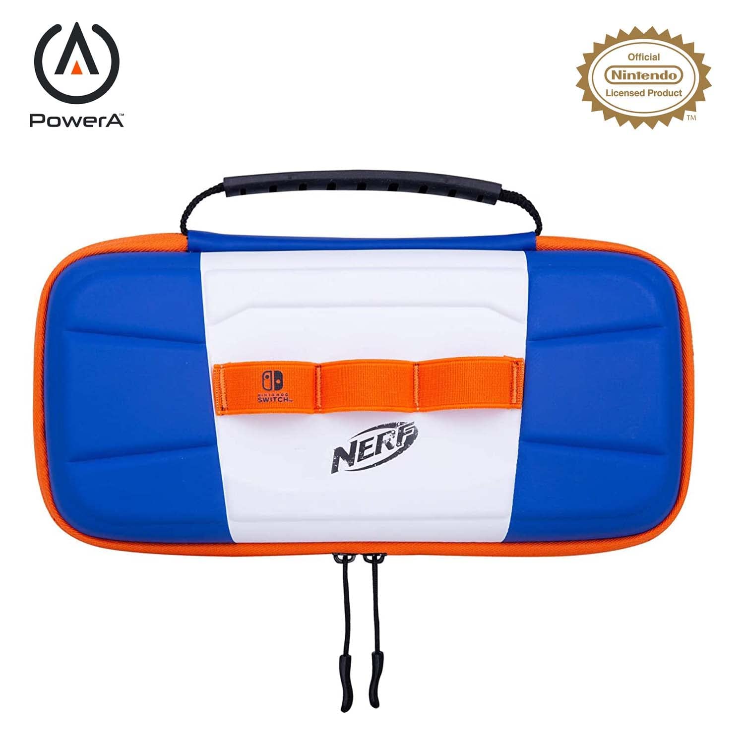 Nerf Soft Console Case for Nintendo Switch - Protective Carrying Cover with Storage Pockets for Travel, Gaming On-The-Go & Home Use