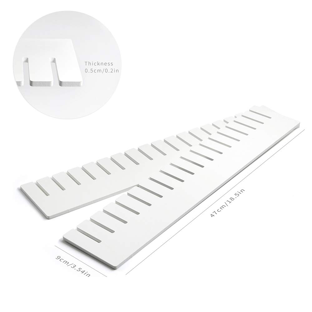 20PCS Large DIY Drawer Dividers 18.5