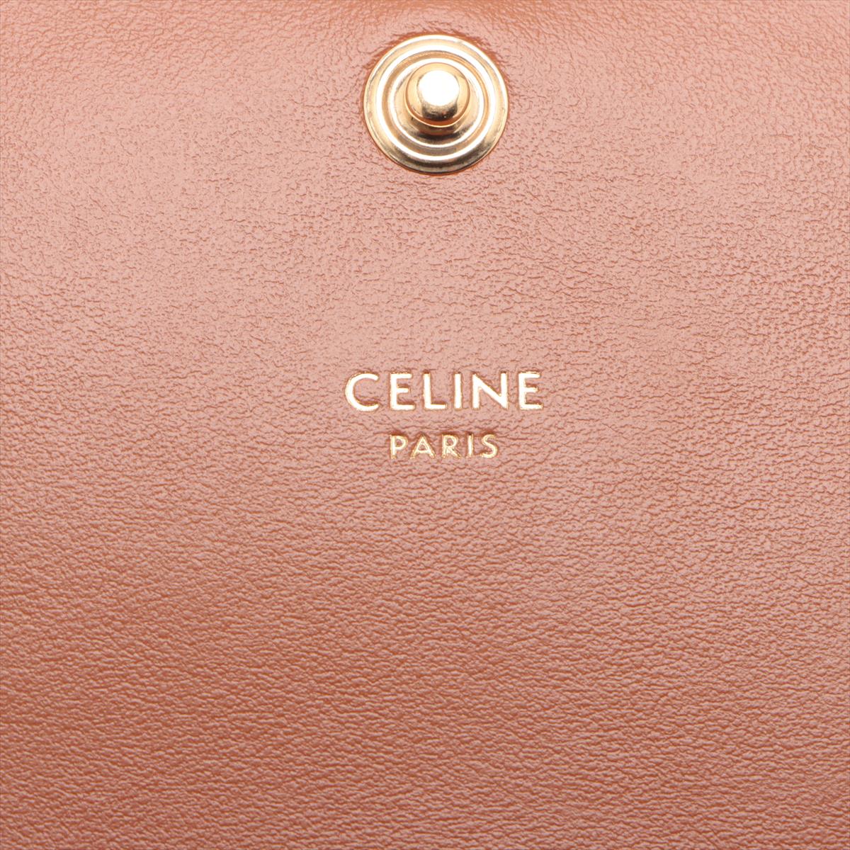 Celine Triomphe Canvas Chain Shoulder Bag for Women - Luxury Designer Crossbody Purse with Gold Chain Strap, Perfect for Date Night & Evening Events