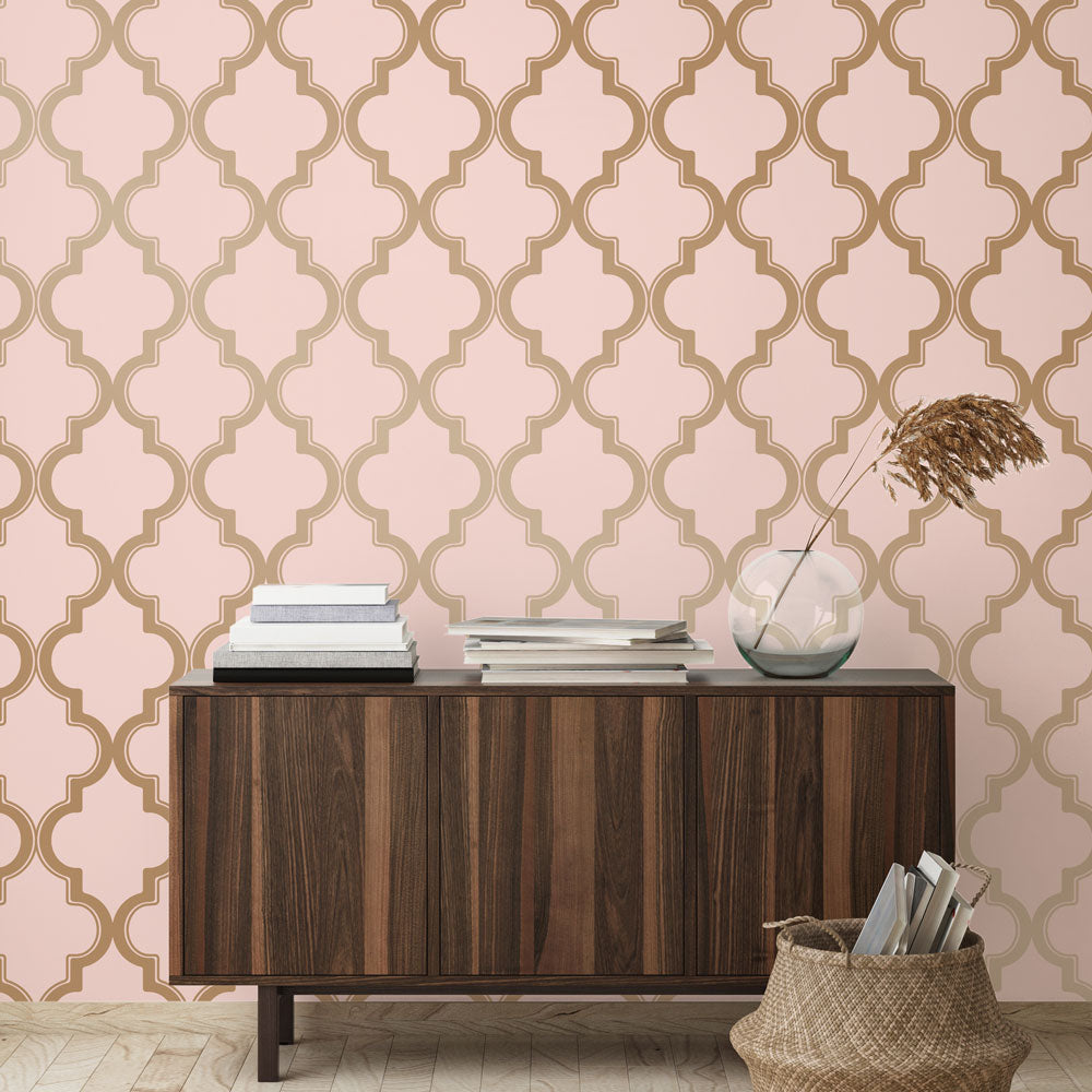 Marrakesh Peel and Stick Wallpaper - Self-Adhesive Moroccan Style Wall Decor for Living Room, Bedroom, Kitchen | Easy to Install & Remove