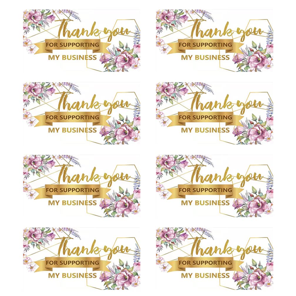ULTECHNOVO 50Pcs Kids Thank You Cards - Business Appreciation Greeting Cards with Blessings - Perfect for Small Business Support, Client Gifts & Teacher Appreciation (Great for Thank You Notes, Customer Gifts & Special Occasions)