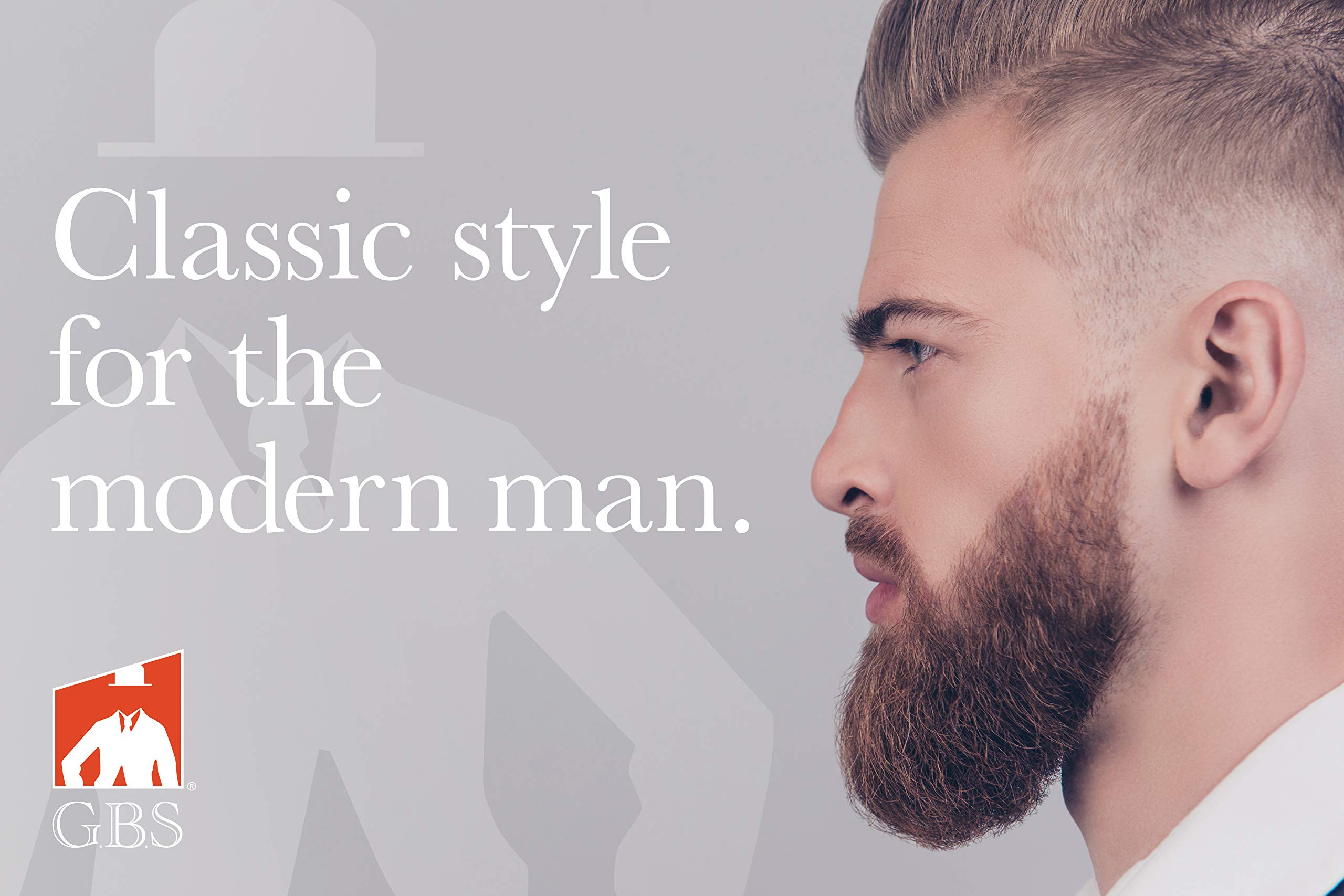 Premium G.B.S Handmade Fine-Toothed Beard & Mustache Comb - Unbreakable Wooden Grooming Tool for Men - Perfect for Styling, Detangling & Travel Use