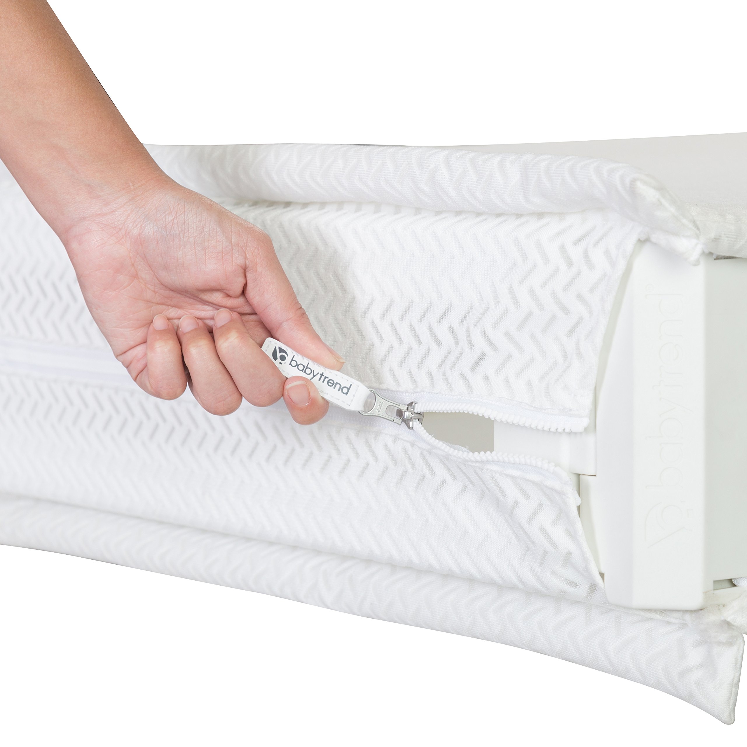 Baby Trend Respiro Crib Mattress - Breathable, Waterproof & Hypoallergenic Infant Bed Mattress for Safe Baby Sleep | Nursery, Daycare & Travel Use