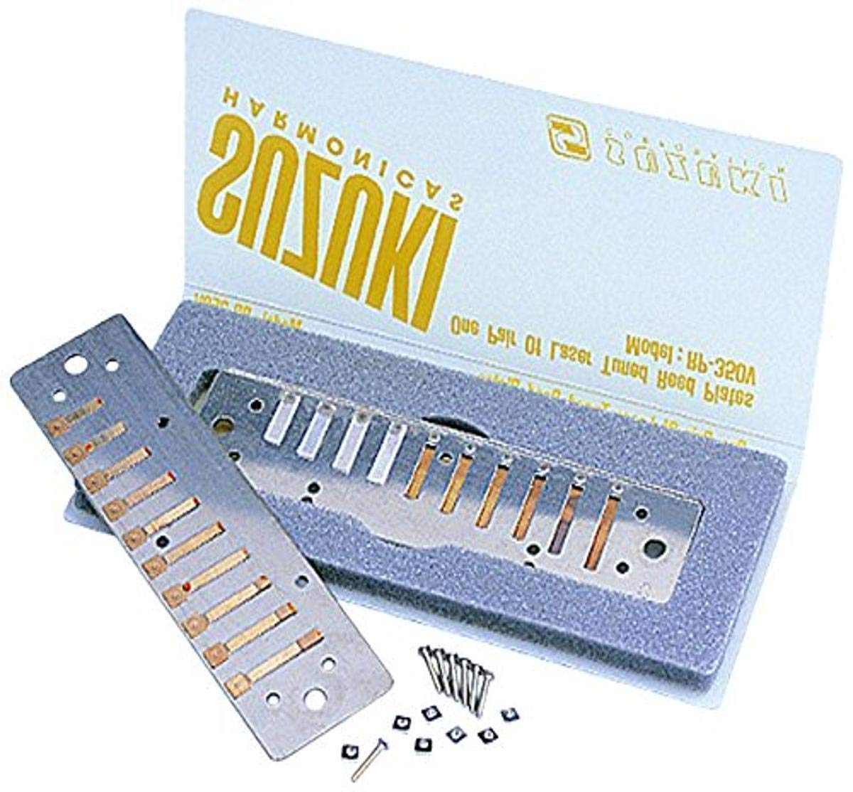 Suzuki RP-SUB30-A Replacement Reed Plates for SUB30 UltraBend Harmonicas - Key of A - Perfect for Blues, Folk & Professional Harmonica Players