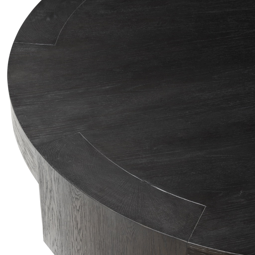 Sheffield Coffee Table - Charcoal Oak Veneer Finish, Modern Living Room Furniture for Home Decor & Stylish Entertaining