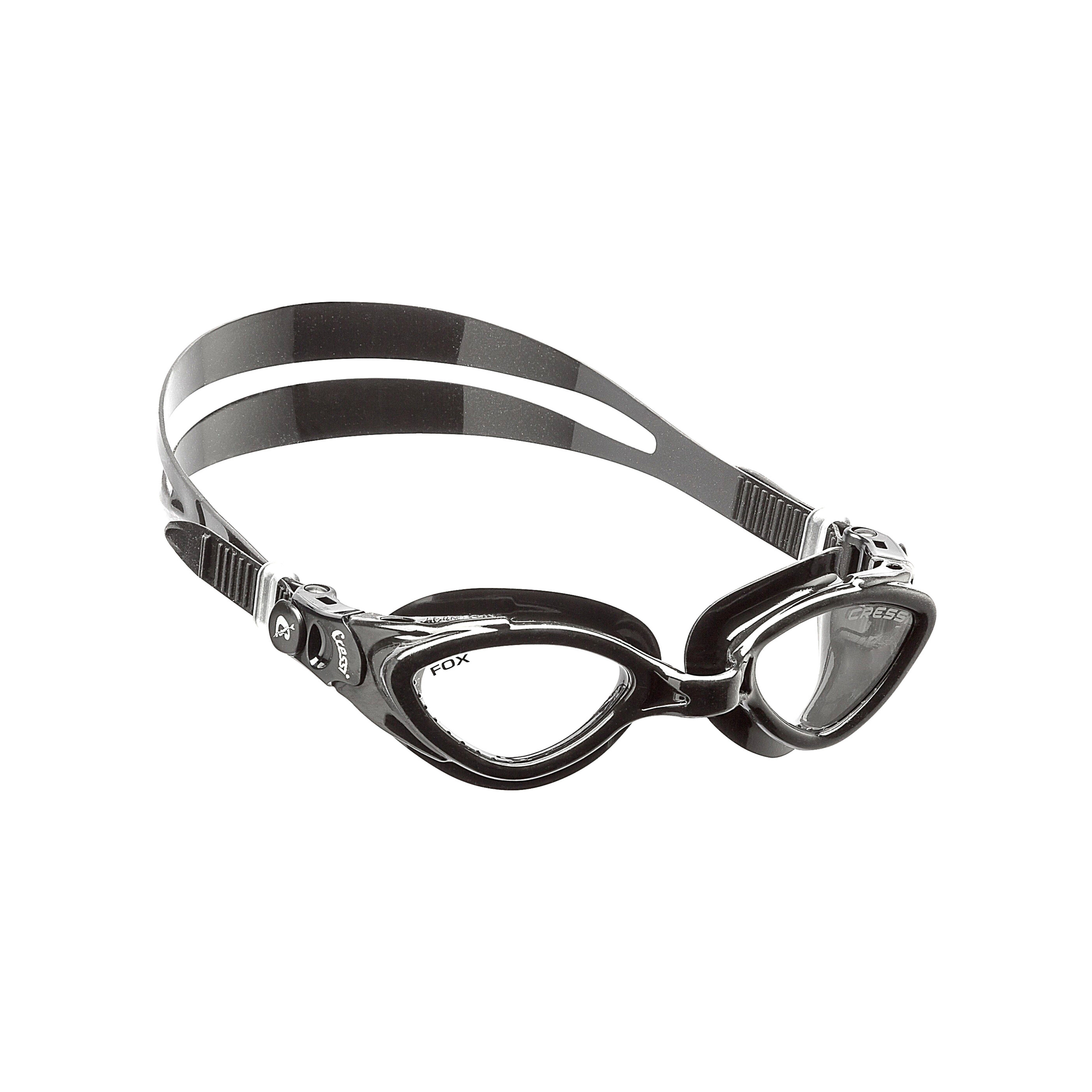 Cressi FOX Adult Swim Goggles - Anti-Fog UV Protection for Swimming, Snorkeling & Triathlon Training