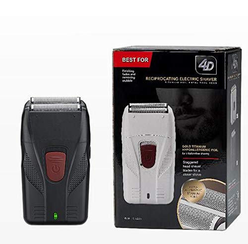 Best Electric Shaver for Men - Wet & Dry Travel Razor with Reciprocating Foil Technology | Perfect for Home, Gym & Business Trips | Smooth Shaving Anywhere