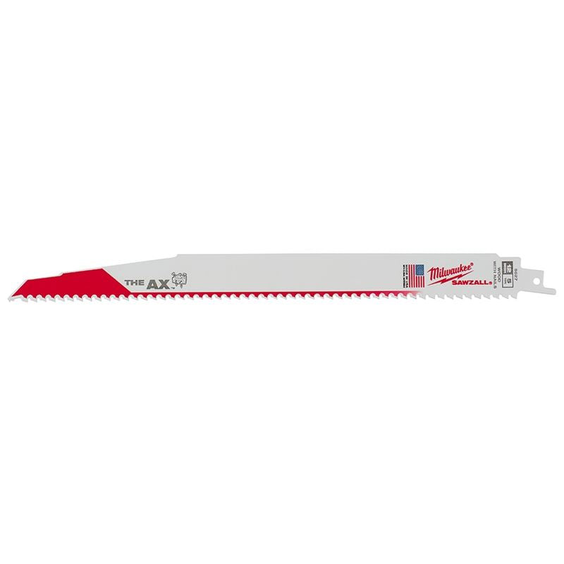 48-Pack 12-Inch 5 TPI The Ax SAWZALL Blades for Wood, Metal & Demolition – Heavy-Duty Reciprocating Saw Blades for Construction, Renovation & DIY Projects