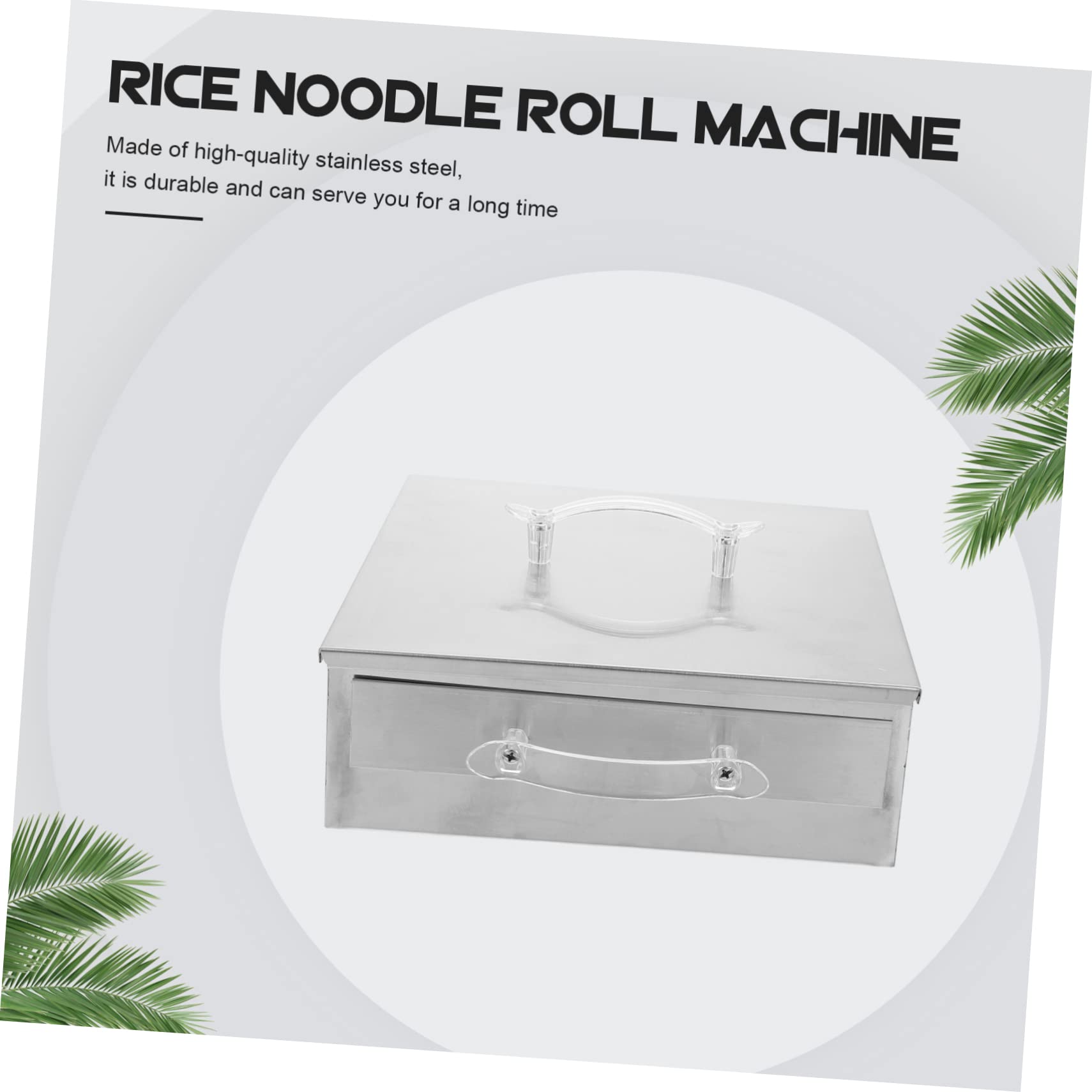 Hemoton 1-Piece Roll Rice Steamer - Drawer-Type Kitchen Steaming Machine for Sushi, Dumplings & Dim Sum - Perfect for Home Cooking & Asian Cuisine Preparation