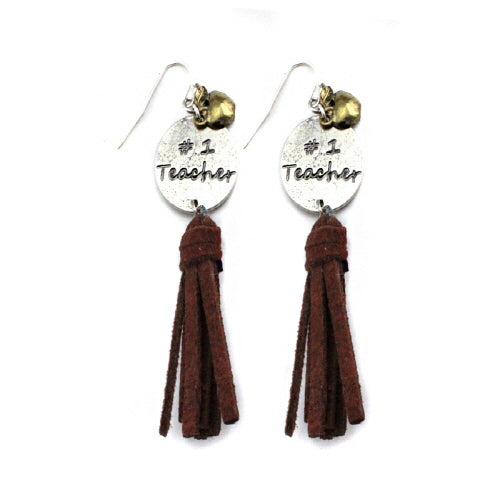 Best Teacher Gift - Elegant Tassel Earrings for Educators | Perfect for Teacher Appreciation Week, Retirement & Thank You Gifts